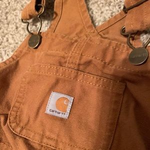 Tan overalls